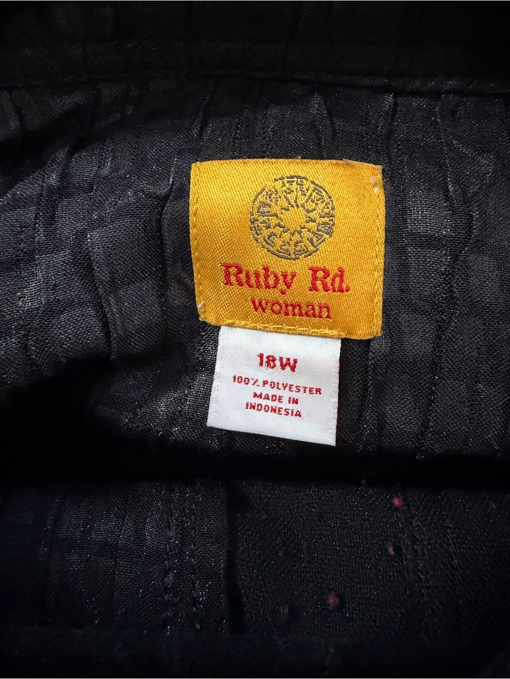 Ruby Rd. Black Textured Button-Front Jean Jacket - Picture 2 of 4